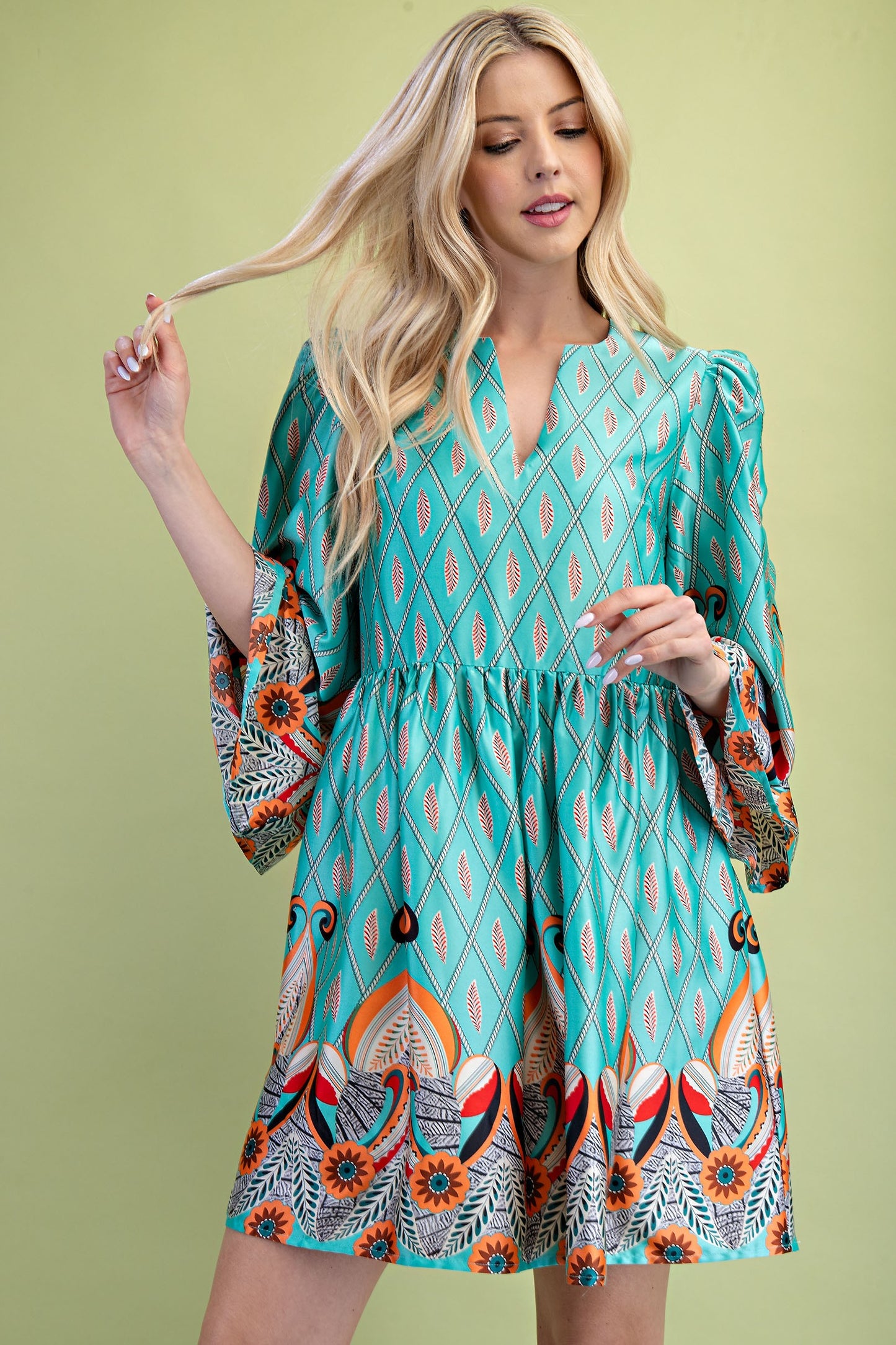 Pretty as a Peacock Dress