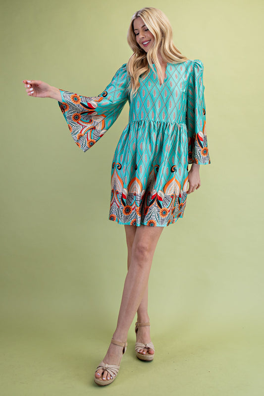 Pretty as a Peacock Dress