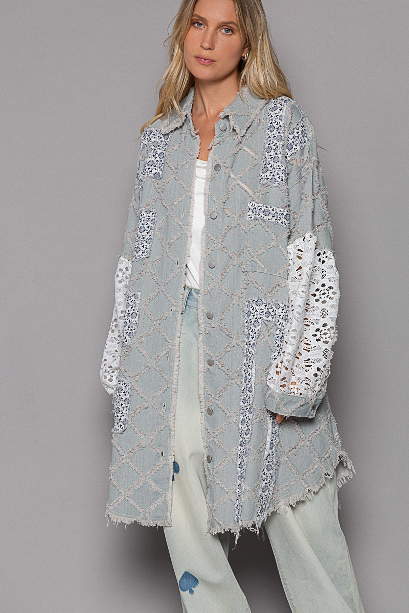 Denim Duster Shacket