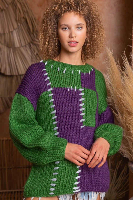 Mardi Gras Sweater