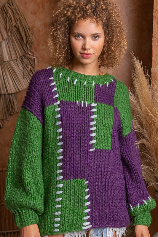 Mardi Gras Sweater