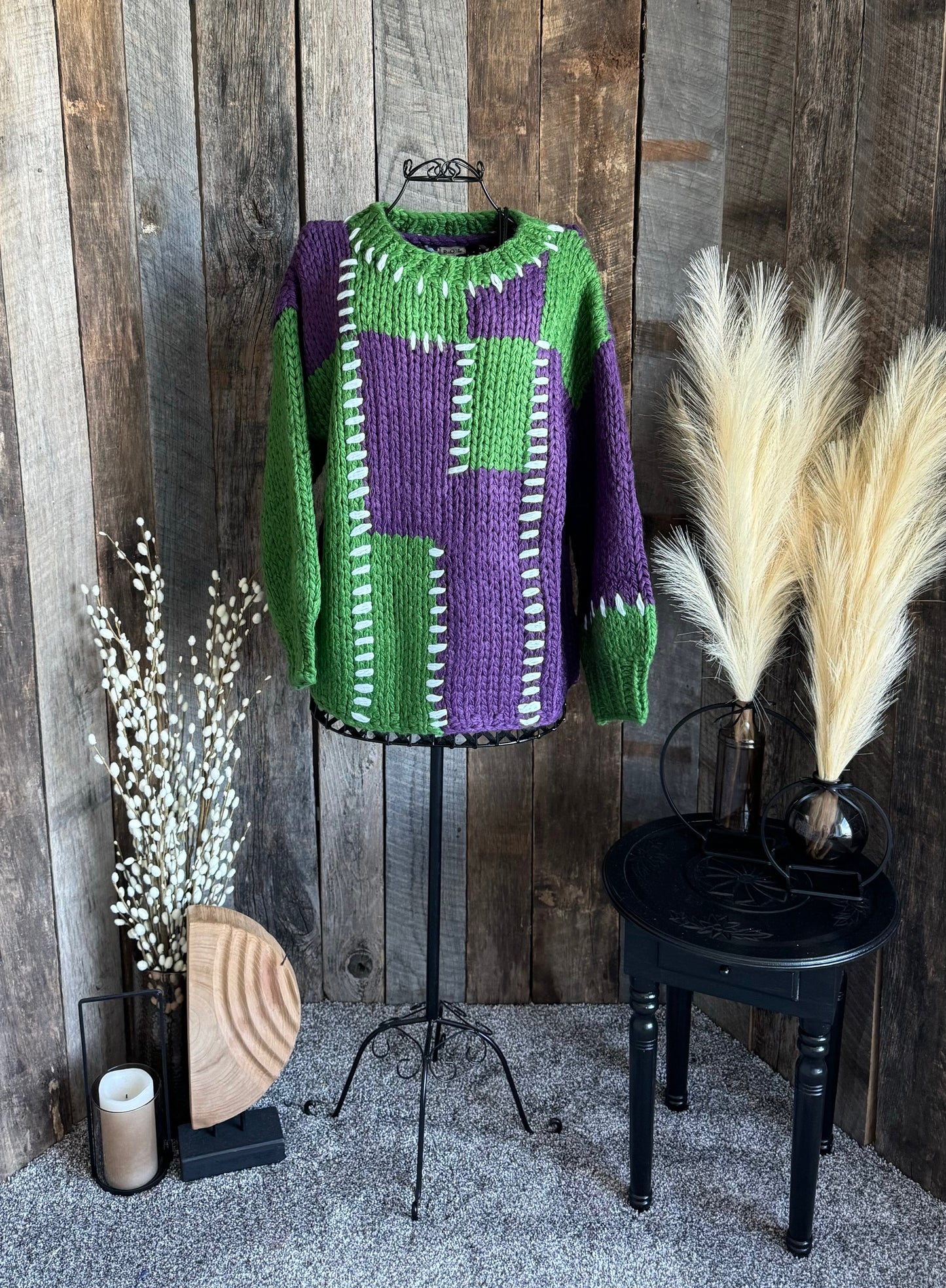 Mardi Gras Sweater