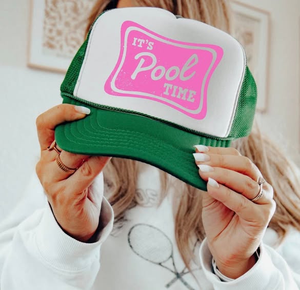 It's Pool Time Trucker Hat