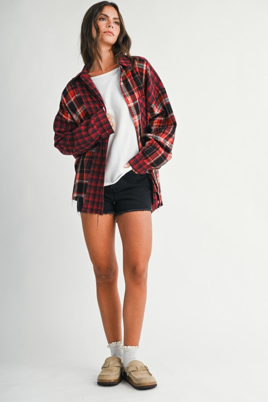 Patchwork Flannel Shirts