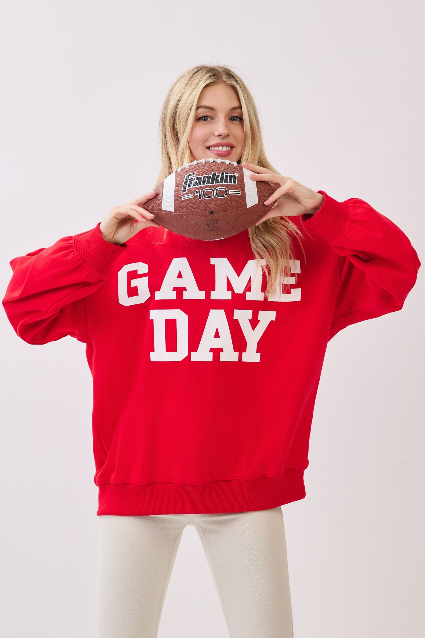 Oversized Game Day Sweatshirt