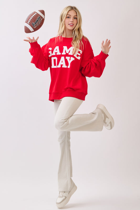 Oversized Game Day Sweatshirt