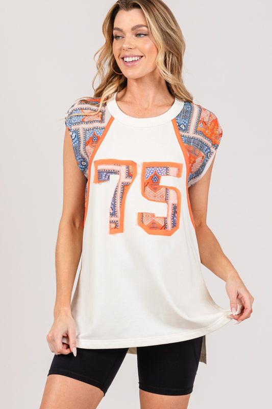 Retro Patchwork Tee
