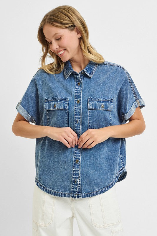Risen Denim Shirt