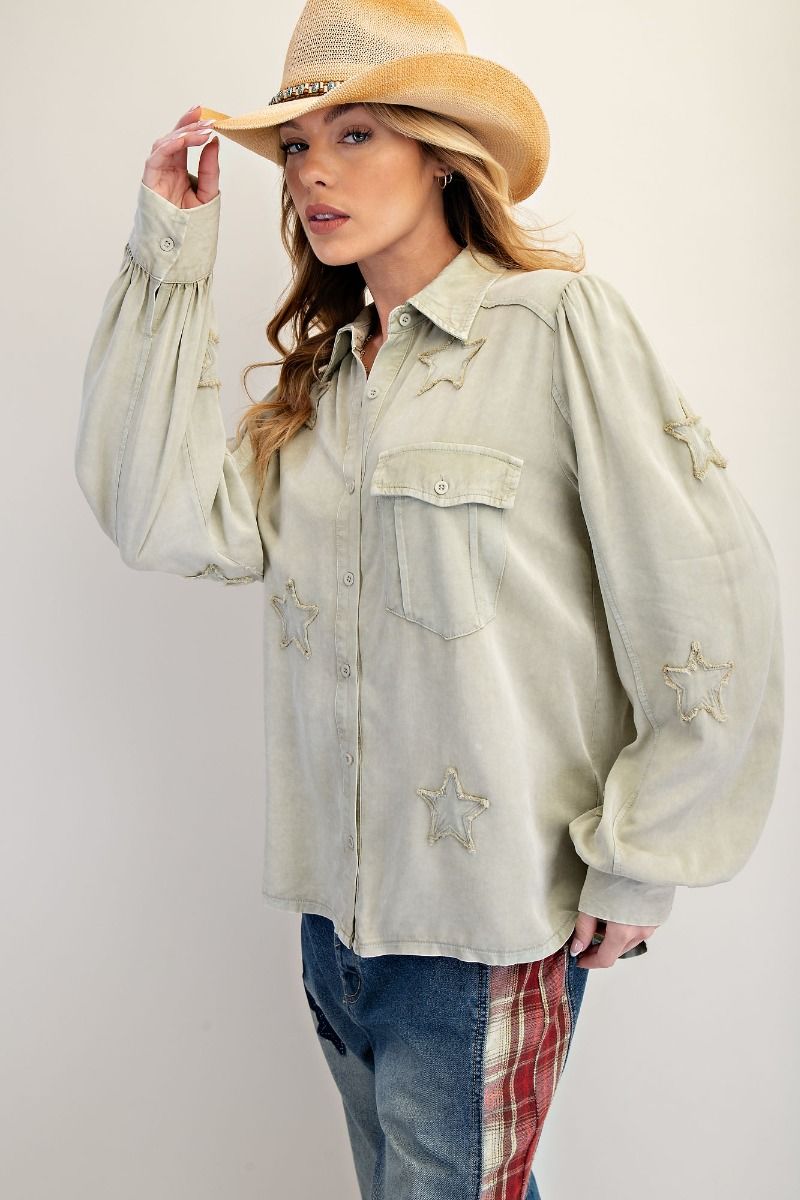 Seeing Stars Sage Top