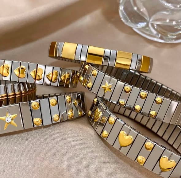 Silver Link Stretch Bracelet