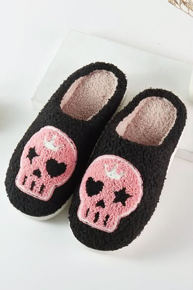 Skull Slippers