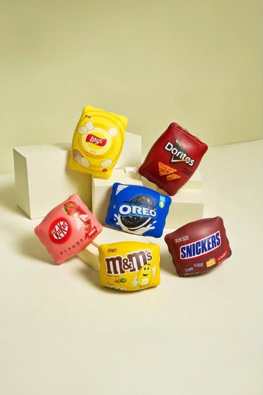 Snack Food Stress Ball Squishy