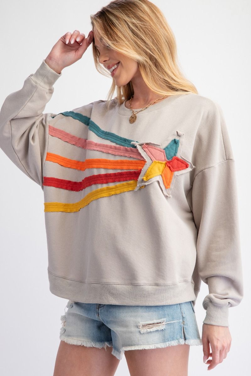 Star Rainbow Sweatshirt