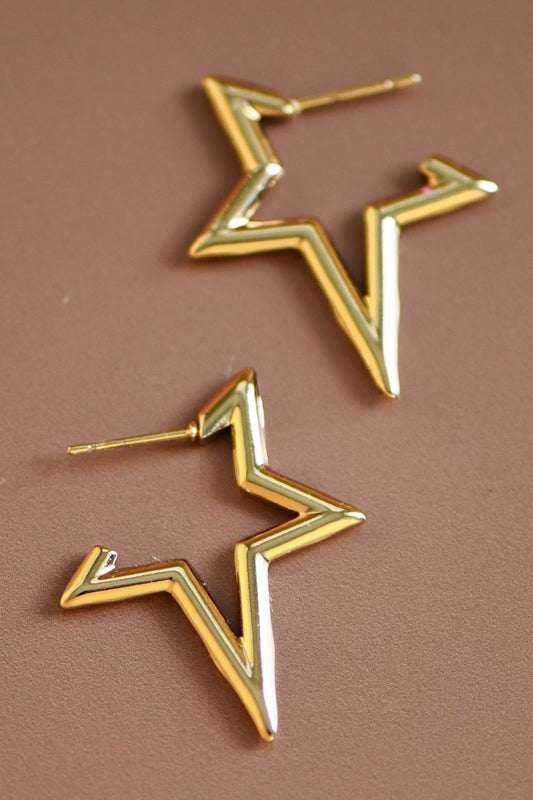 Abstract Star Earrings