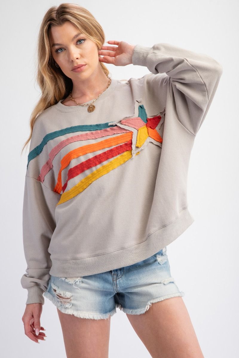 Star Rainbow Sweatshirt