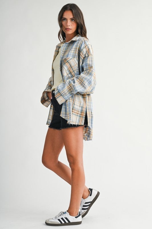 Patchwork Flannel Shirts