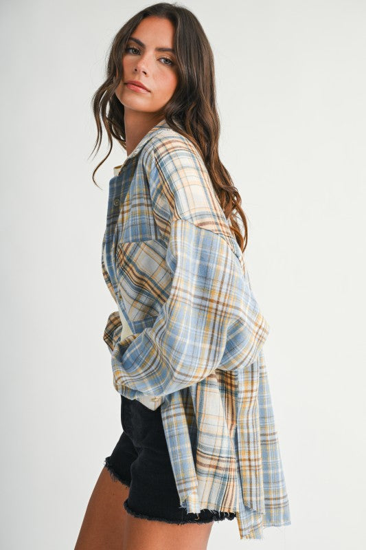 Patchwork Flannel Shirts