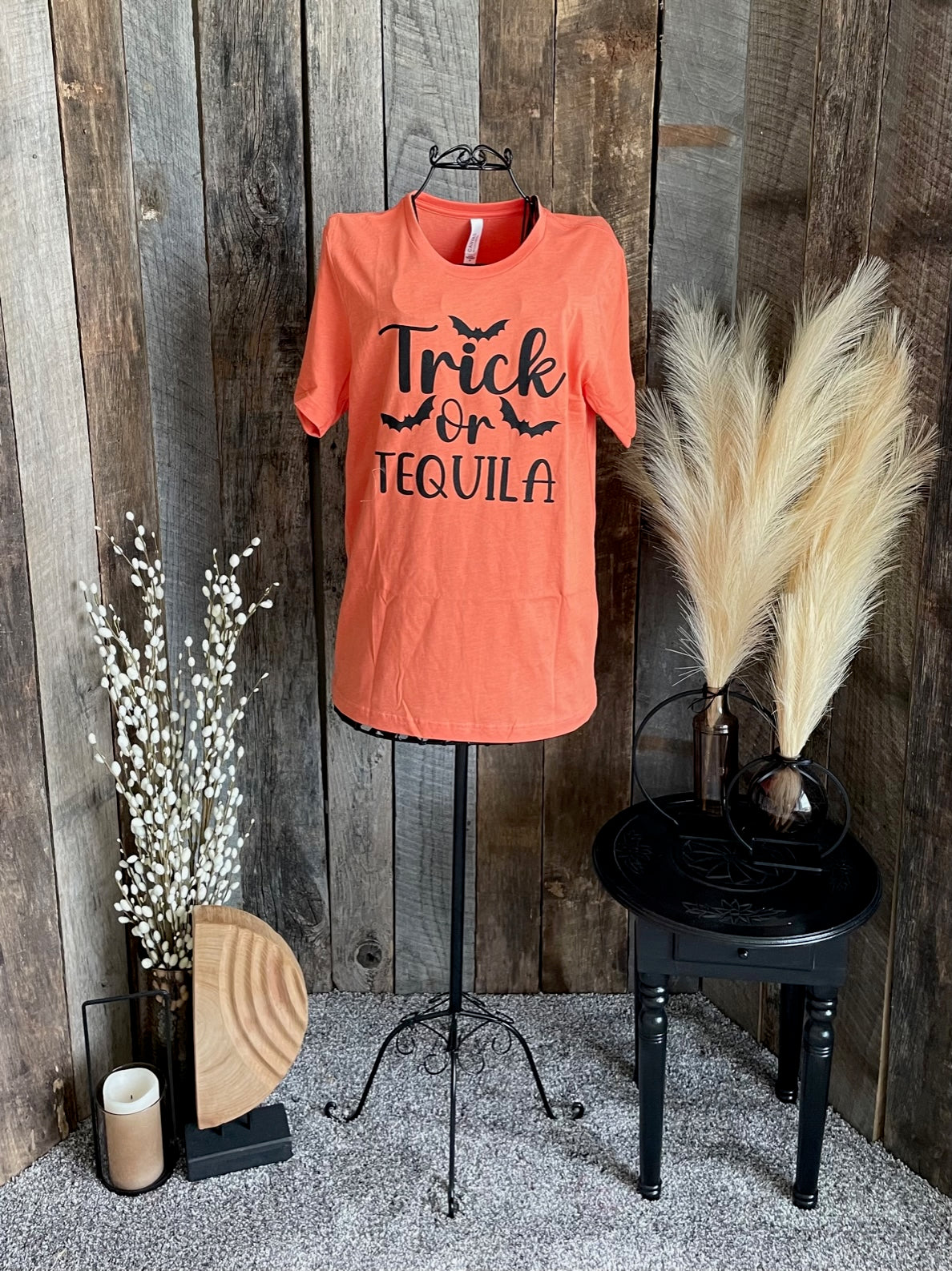 Trick or Tequilla Orange T-shirt