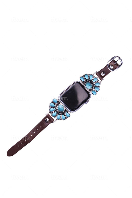 Western Flower Watch Band