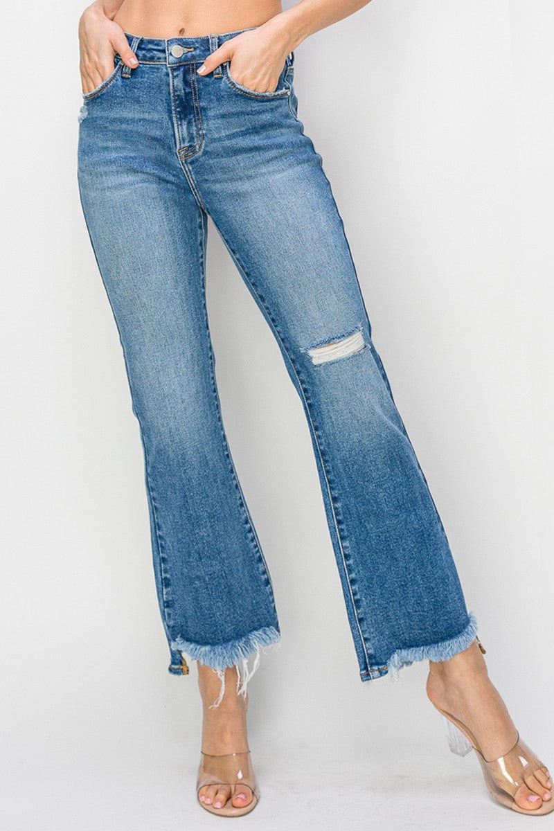 Victoria High Rise Crop Jean