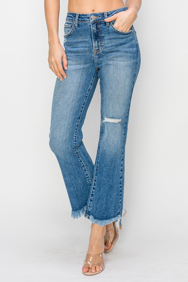 Victoria High Rise Crop Jean