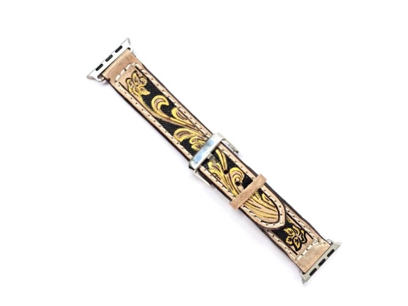 Hand Tooled Apple Band