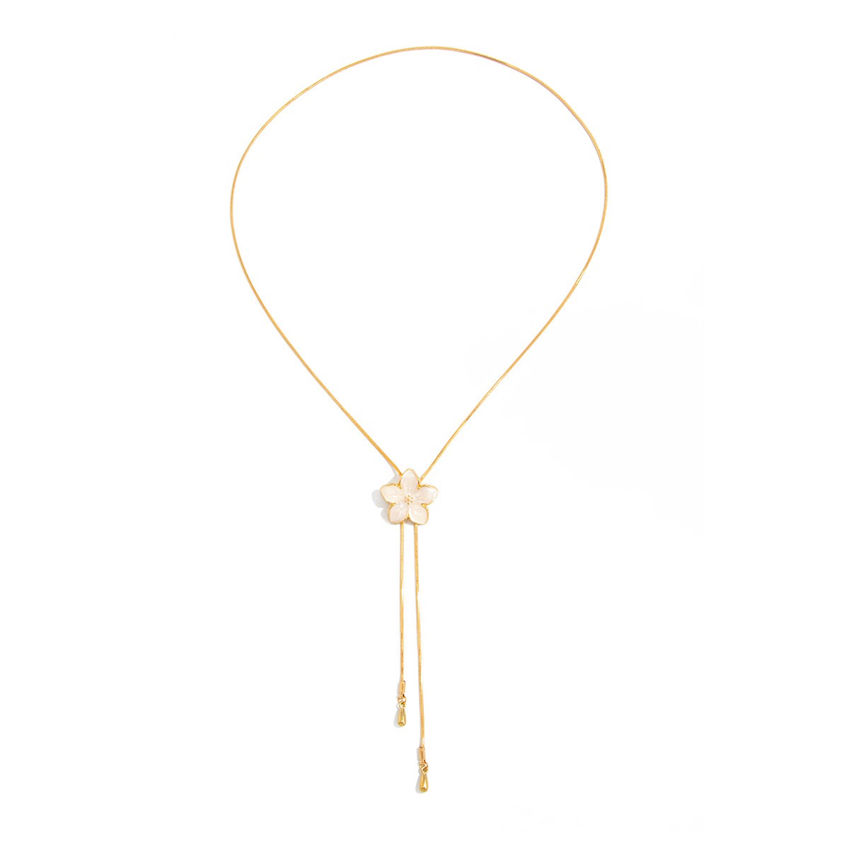 Floral Bolo Tie/ Lariat Necklaces