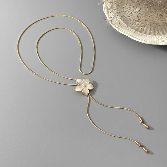 Floral Bolo Tie/ Lariat Necklaces