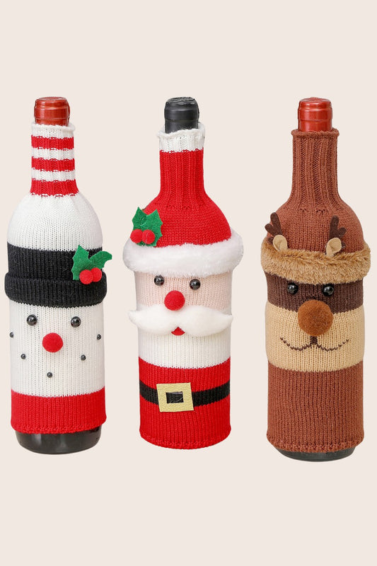 Sweater Wine Bottle Cover Christmas